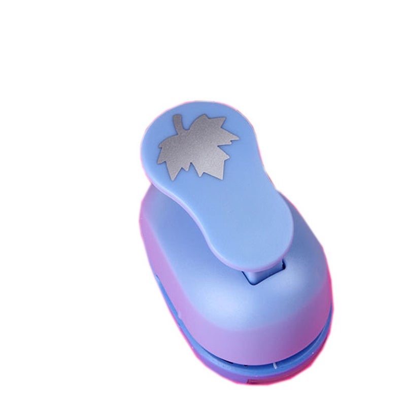 lasenersm 1 Inch Paper Punch Hole Puncher Crafts Punch for Making DIY Crafts Greeting Card (Maple Leaf) - Image 1